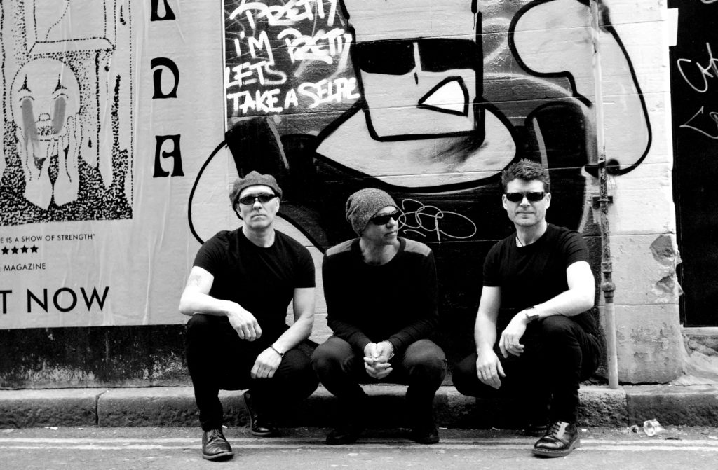 Toneheadz - three-piece rock band featuring Tony Qunta, Roger Batting, Chas Maguire